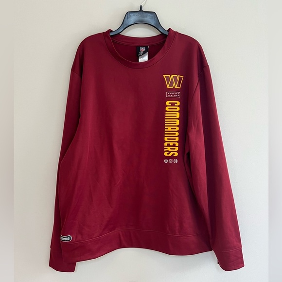 NWT RARE NFL Commanders ‘Combine Training’ Performance Pullover Sweatshirt, XL - Picture 1 of 9